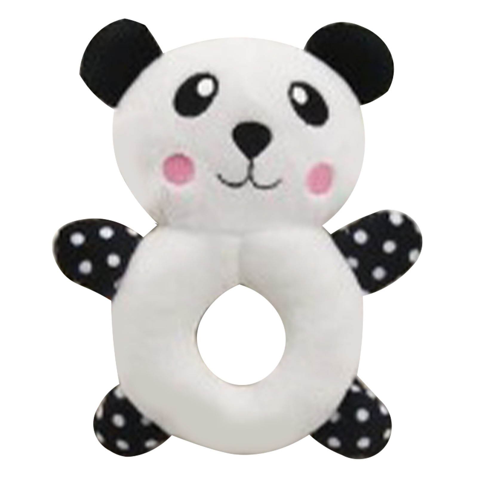 Tersalle Dog Teething Doll Cute Cartoon Panda Style Soft Plush Bright
