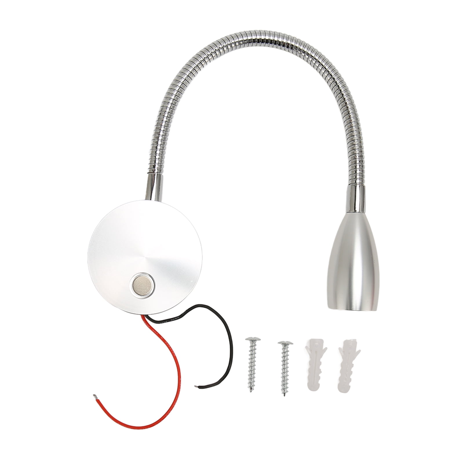 Tersalle LED RV Gooseneck Bed Light with USB Port Type C Port Touch