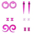 Tersarium 1 Set/12pcs Acrylic Ear Expansion Fashion Ear Stretchers Ear