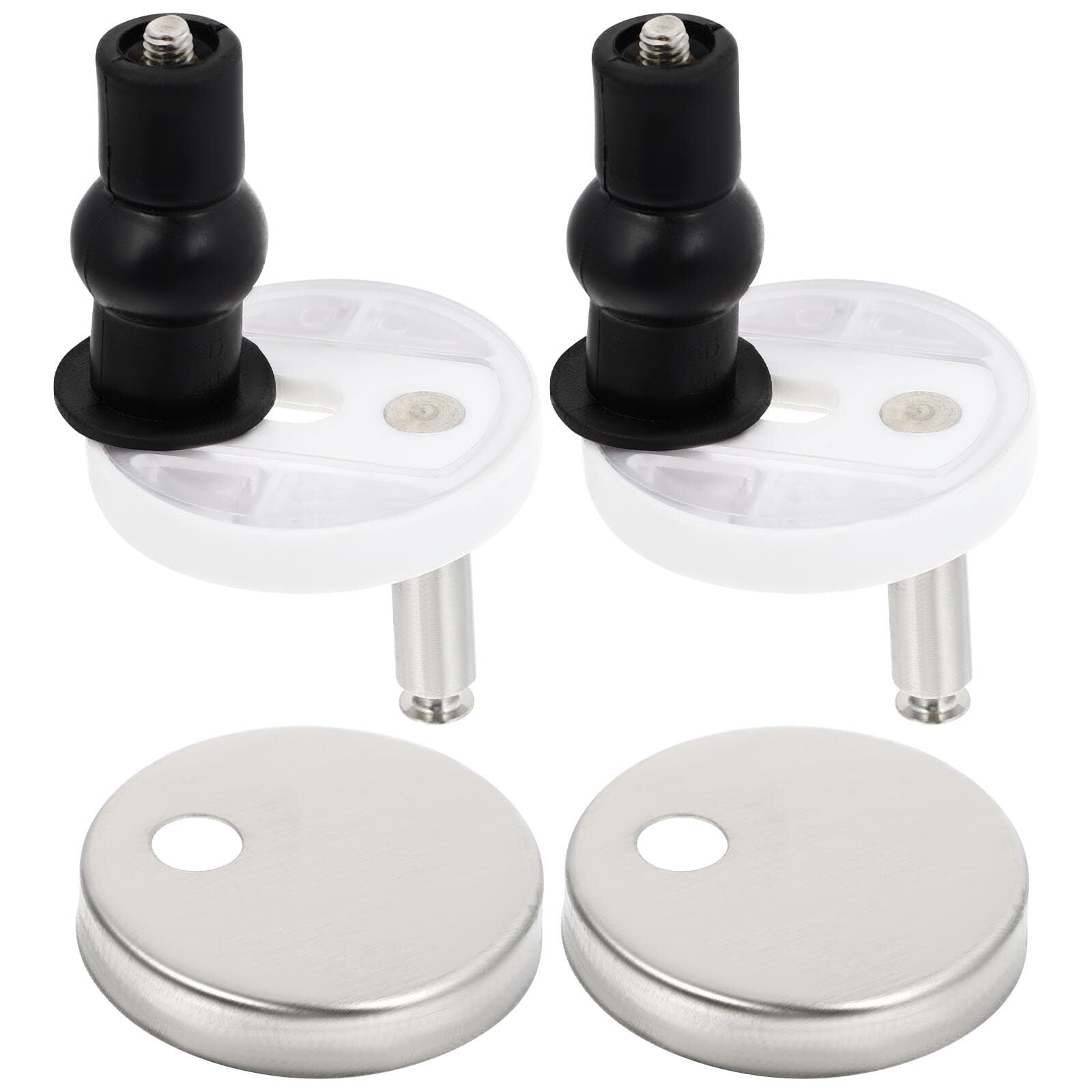 Tersarium 1 Set/2pcs Toilet Seat Fittings Toilet Seat Hinges Quick