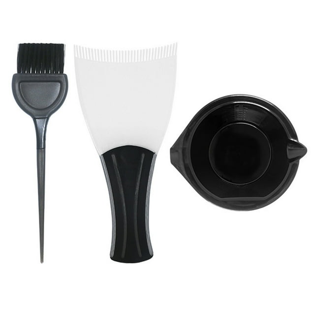 Tersarium 1 Set of 3PCS Hair Dyeing Brush Bowl Board Kit Portable Hair