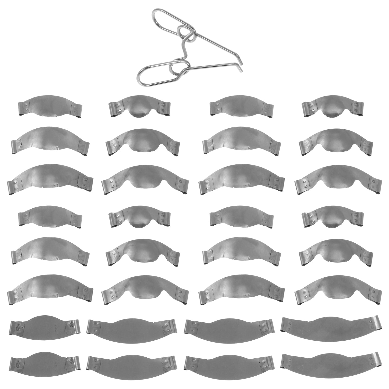 Tersarium 1 Set Dental Stainless Steel Matrixes Bands Polishing Strips