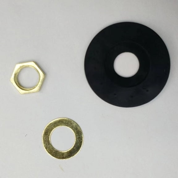 Tersarium 1 Set Replacement Quartz Clock Fittings Metal Washers Fixing Nut Clock Mechanism Replacement Kit Quartz Clock Parts for DIY Assembly and Repair