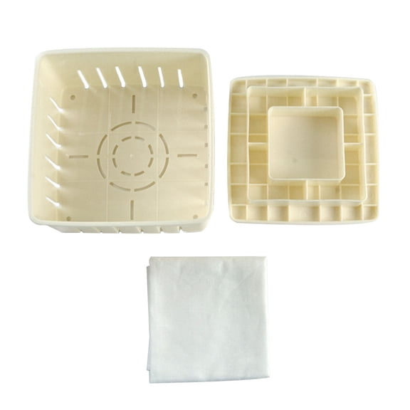Tersarium Tofu Press Mold Set - Tofu Maker Kitchen Tool for Homemade Tofu, Easy to Use and