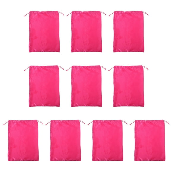 Tersarium 10pcs Wig Bags Pouches Drawstring Packaging Bag Drawstring Storage Bags