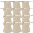 Tersarium 12pcs Candelabra Socket Replacement E27 Screw Lamp Socket