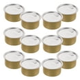 Tersarium 12pcs Empty Pet Food Can Snack Containers Pet Food Can Tin
