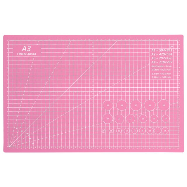 Tersarium 1Pc A3 Size Cutting Mat SelfHealing Cutting Board PVC Paper