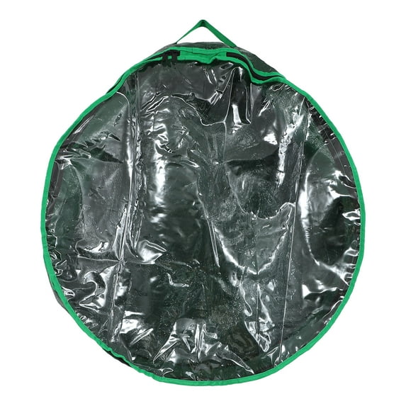 HEATSHAKING Large Wreath Storage Container Pvc With - 1Set 30x11In