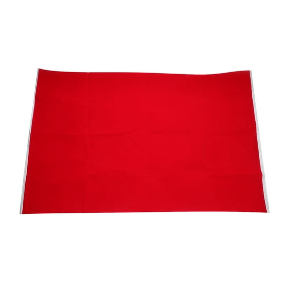 Tersarium 1pc Flocked Cloth Self-adhesive Adhesive Cloth for Packaging Jewelry Box Drawer Sticker (Red with Adhesive Glue)