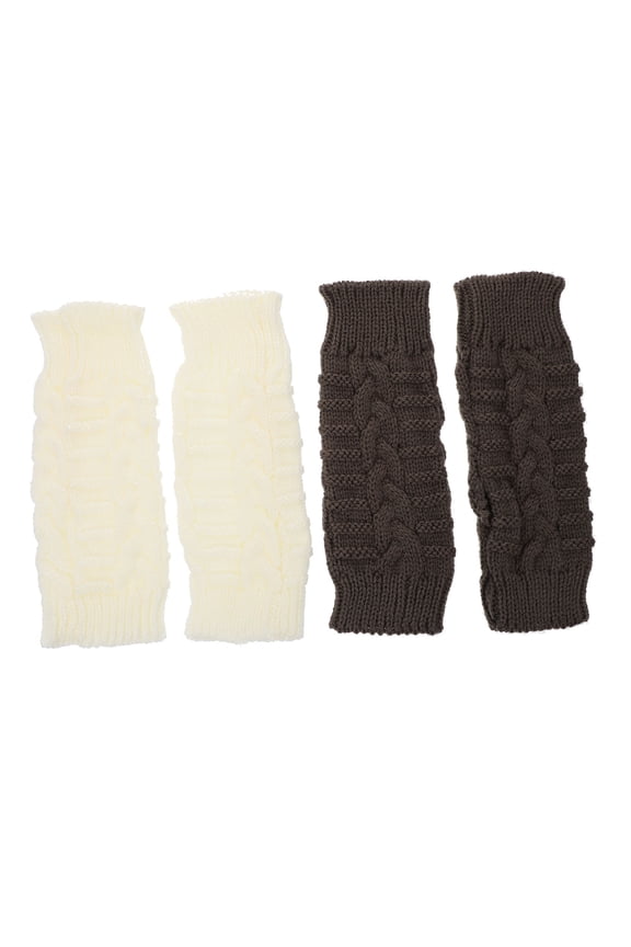 Tersarium 2 Pairs Outdoor Mitts Cold-proof Warm Mitts Wear-resistant Outdoor Female Gloves