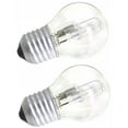 Tersarium 2PCS Oven Light E27 Heatresistant Appliance Replacement Bulb
