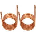 Tersarium 2pcs Copper Tubing Refrigeration Soft Coil Copper Tube Air