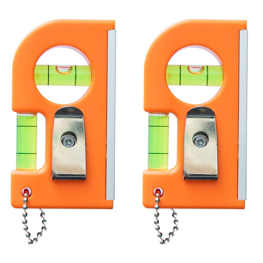 Tersarium 2pcs Practical Level Ruler High Precision Spirit Level Mini
