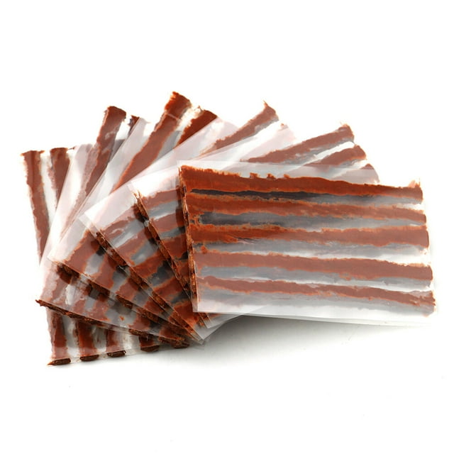 Tersarium 30pcs Motorcycle Car Tubeless Tire Puncture Repair Strips