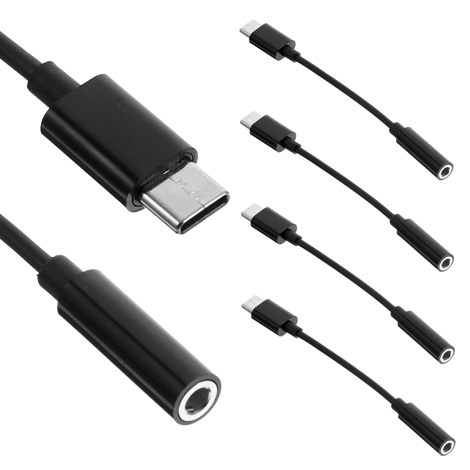 Tersarium 4pcs USB C to 3.5mm Adapter Headphone Jack Adapter Typec To