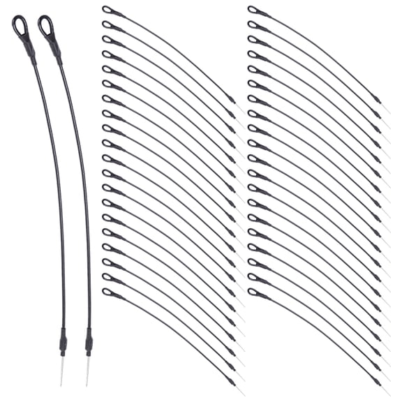 Tersarium 50pcs Clothes Fasteners Set with Anti-Theft Lanyard and Pin Locking Tools for Retail Security