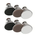 thumbnail image 1 of Tersarium 6PCS Jeans Button DIY Clothing Accessories Sturdy Jeans Buttons Hand Sewing Nailing Button Multi-purpose Tack Buttons for Mall Store Home White+Black+Coffee, 1 of 10