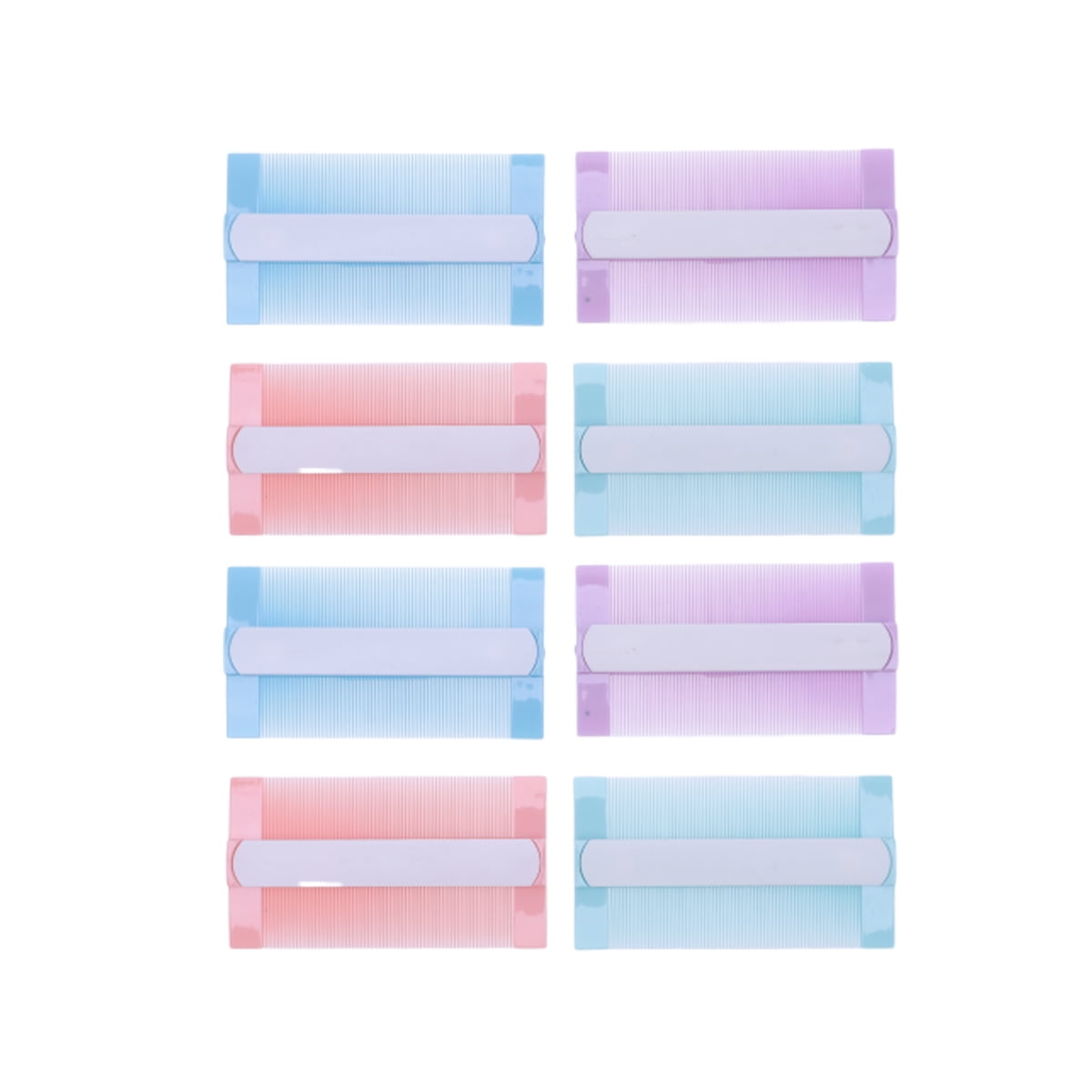 Tersarium 8pcs Lice Combs Plastic Flea Combs Double Sided Comb Fine