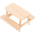 Tersarium Doll House Miniature Picnic Table Model Doll House Furniture