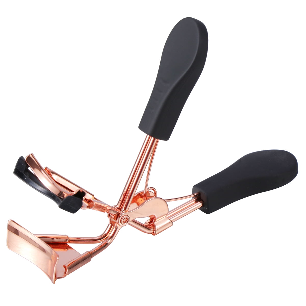 Tersarium Eyelash Curler Eyelashes Curling Clip Make up Beauty Tool with Rubber Pad (Rose Gold)