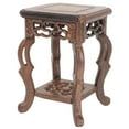 thumbnail image 1 of Tersarium Flower Pot Base Plant Stand Wooden Plant Stand Holder 4.92*3.15*3.15'', 1 of 11