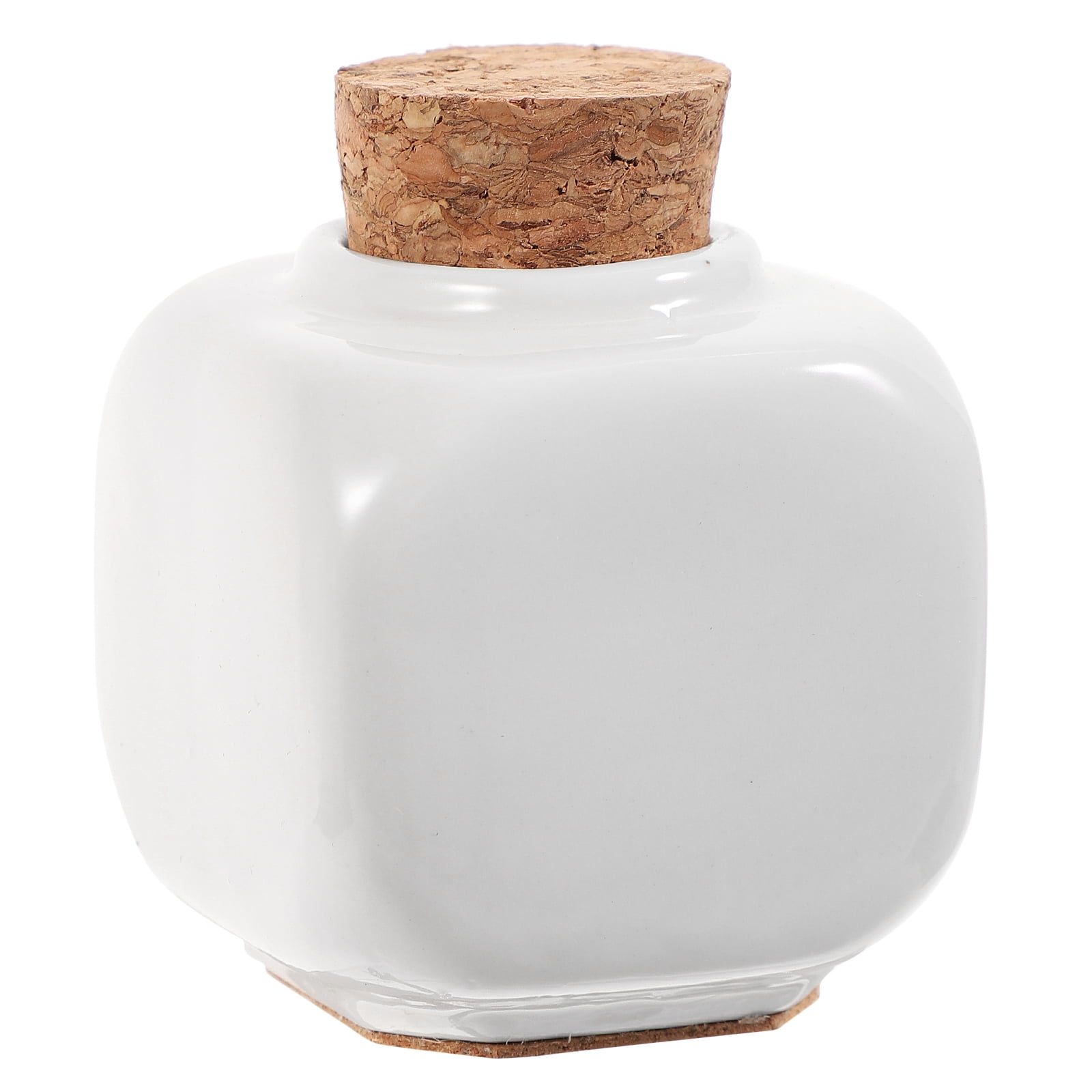 Tersarium Manicure Ceramic Cork Bottle Nail Lotion Tapered Cups Liquid