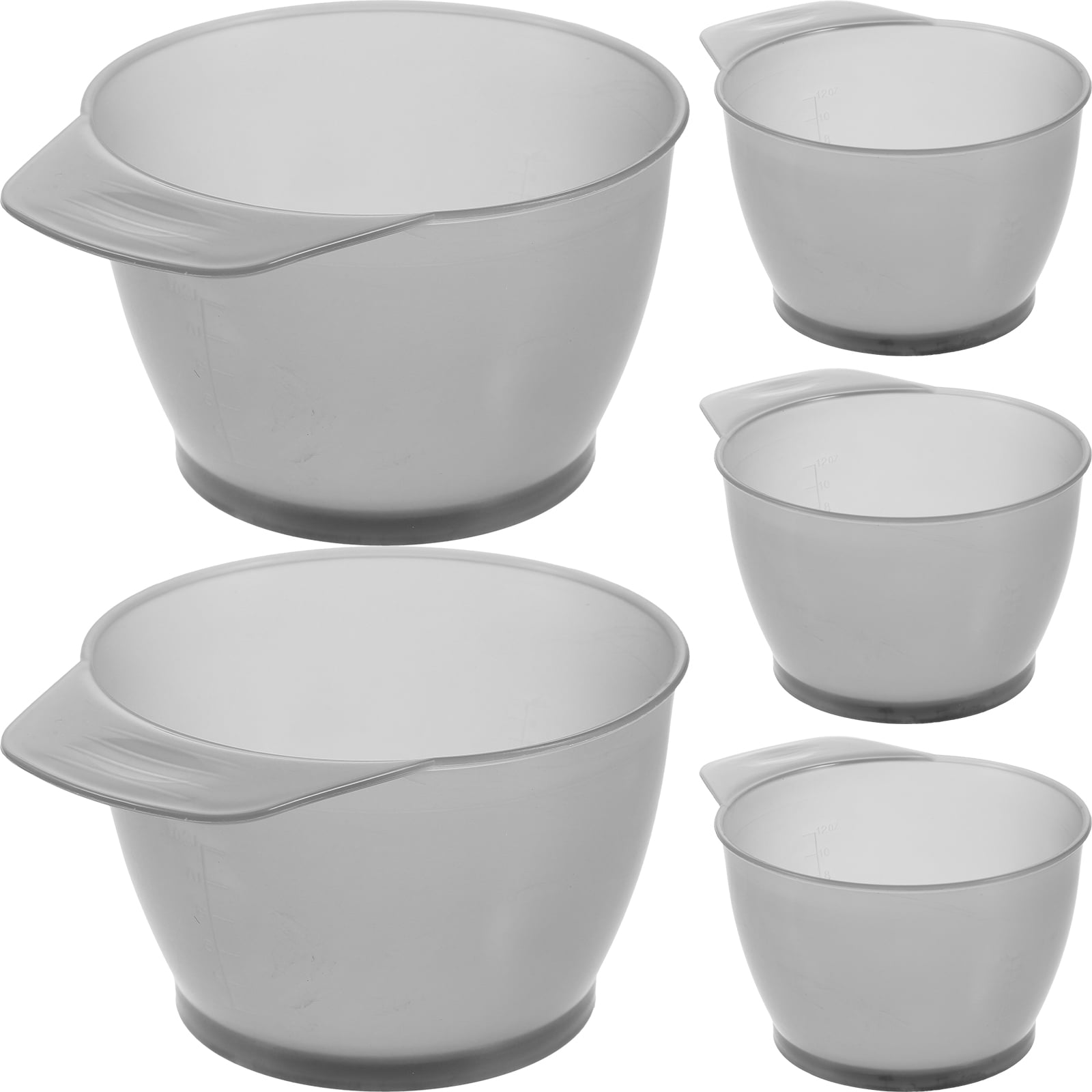 Tersarium Portable Tinting Bowl Plastic Hair Coloring Bowl Dyeing Scale