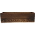 thumbnail image 1 of Tersarium Rustic Wood Flower Boxes Rectangular Flower Holder Window Wooden Pot for Outdoor Balcony Porch Fence Patio Flower Basket, 1 of 10