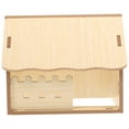 Tersarium Small Hamster Hideout Rat Wood House Wood Hamster Cabin