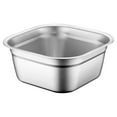 Tersarium Stainless Steel Basin Kitchen Vegetable Washing Basin Metal