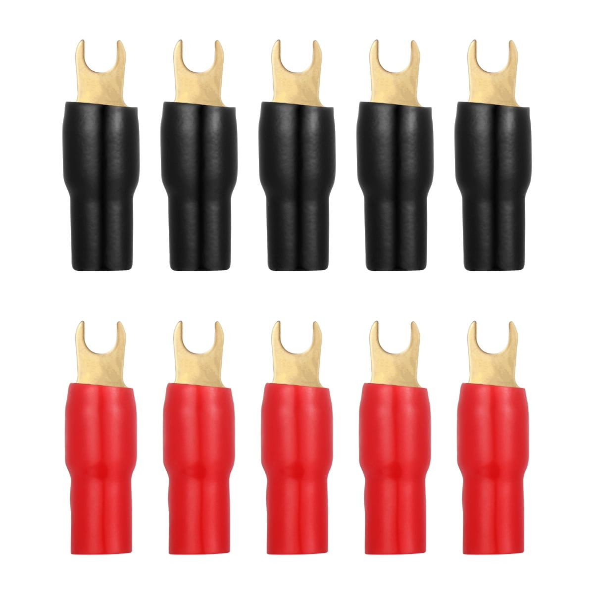 20x Terminal Spade Fork Adapter Connector Plug Crimp Barrier 20x Terminal Spade Fork Adapter Connector Plug Crimp Barrier