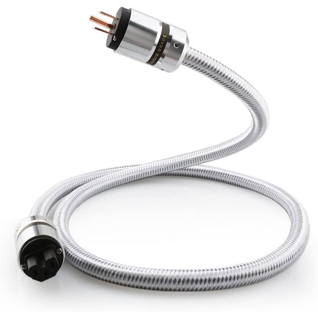 Tertullus HiFi Audiophile AC Power Cable Highend Audio Power Cable 3Prong 14AWG Audiophile