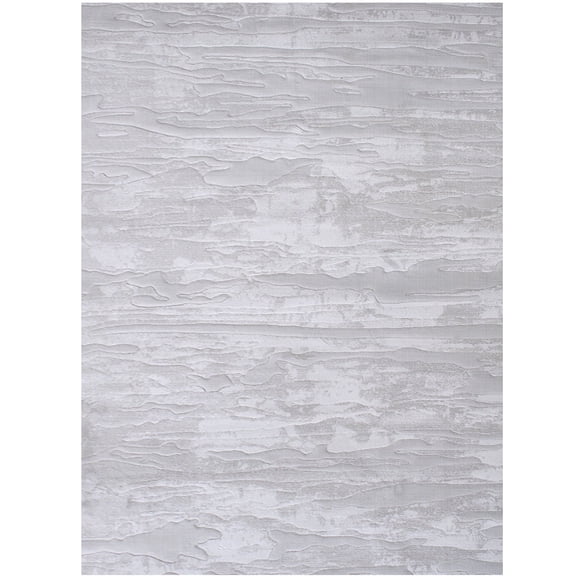 Tervannor® 14mm Thick Textured Area Rug – Soft Gray Minimalist Indoor Style