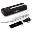 thumbnail image 1 of Terviiix 1/2'' Mini Pro Flat Iron, Adjustable Heating Small Hair Straightener, White, 1 of 8