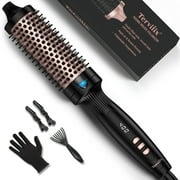Terviiix 1.5" Thermal Brush, Ceramic Tourmaline Ionic Hair Curling Wand