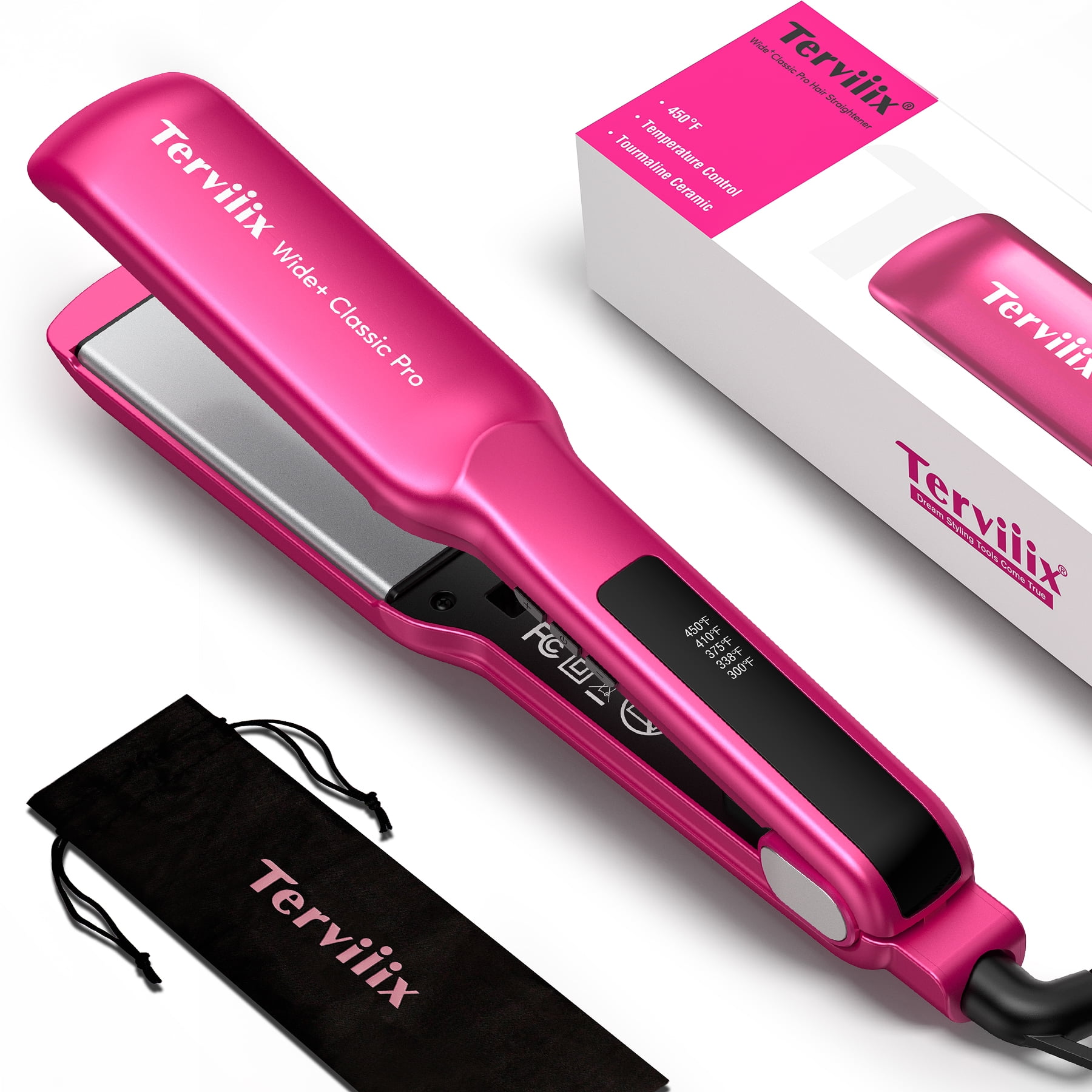 Professional Hair Straightener Curling Iron 2 in 1 Ceramic Twisted Flat Iron  | eBay