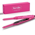 thumbnail image 1 of Terviiix Pencil Flat Iron, 0.3" Mini Hair Straightener, All Pink, 1 of 6