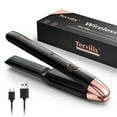 Terviiix Mini Hair Straightener, Small Styling Portable Cordless Flat Iron for Travel