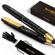 Terviiix Professional Flat Iron for Hair, 1" Titanium Hair Straightener for Salon Hair Styling