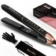 Terviiix Salon Professional Flat Iron for Hair, 1" Ceramic Hair Straightener