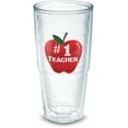 thumbnail image 1 of Tervis  #1 Teacher Apple Made in USA Double Walled  Insulated Tumbler Cup Keeps Drinks Cold & Hot, 24oz, Unlidded, 1 of 9