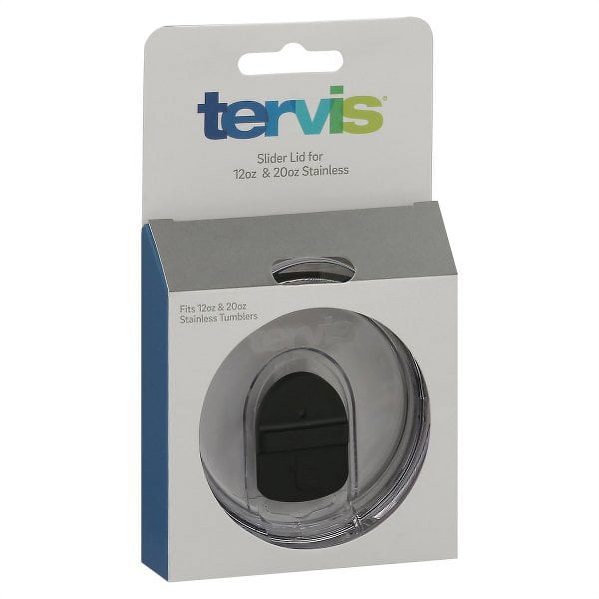Slider Lid for 20oz Tervis Traveler™ 20oz Stainless, Black with Clear