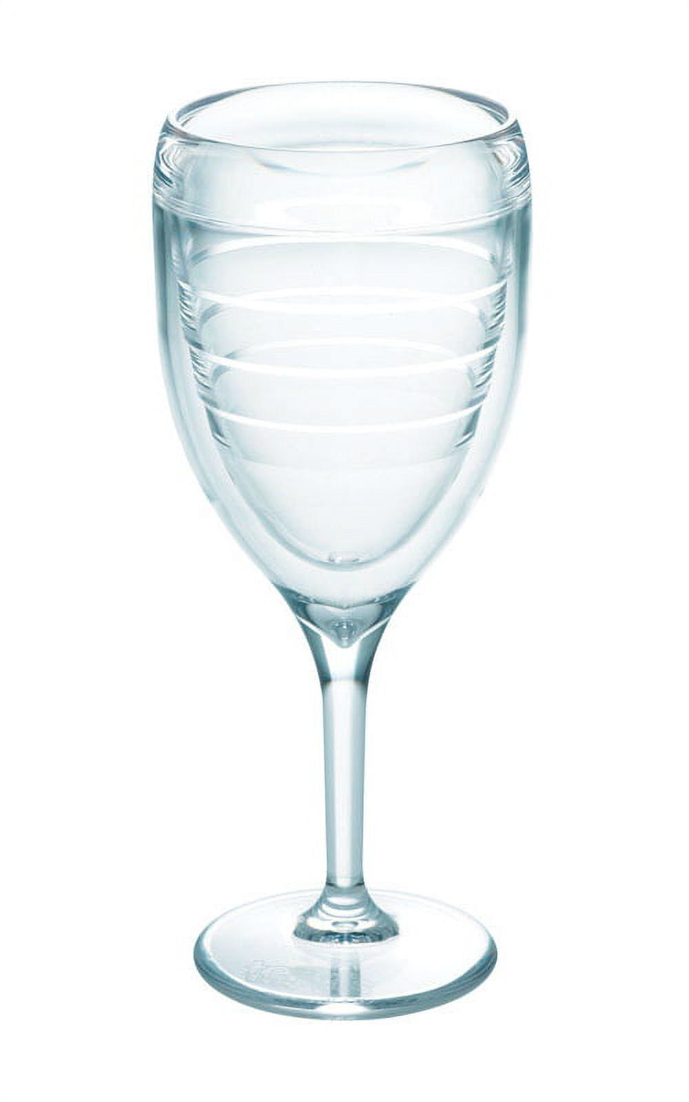 Tervis 1209226 Insulated Tumbler, 9oz Wine Glass, Clear