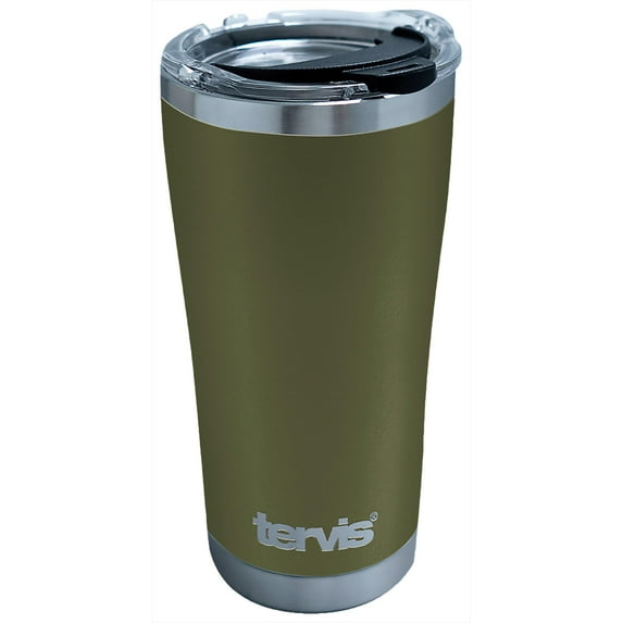 Tervis 20 oz. Stainless Steel Solid Powder Coated Tumbler One Size Olive