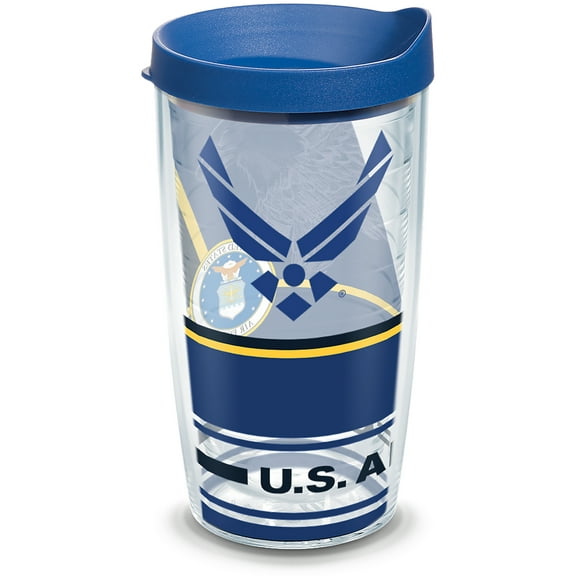 Tervis Air Force Forever Proud Made in USA Double Walled Insulated Travel Tumbler, Classic 16oz
