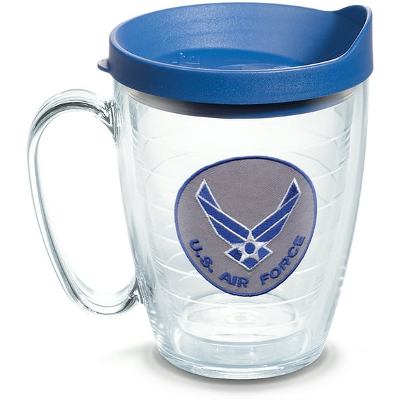 Tervis Air Force Logo Emblem Made in USA Double Walled Insulated Travel Tumbler, Classic - 16oz Mug