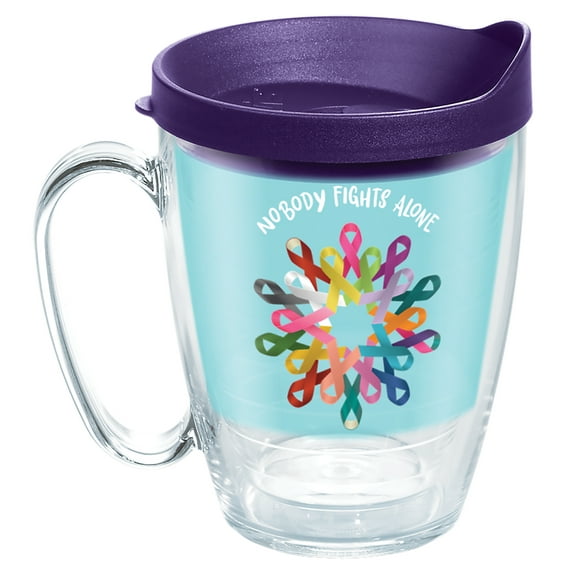 Tervis American Cancer Society - Ribbons Made in USA Double Walled Insulated Travel Tumbler, Classic - 16oz Mug