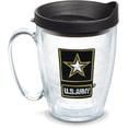 thumbnail image 1 of Tervis Army Gold Star Logo Made in USA Double Walled  Insulated Tumbler Travel Cup Keeps Drinks Cold & Hot, 16oz Mug with Handle, Classic, 1 of 9