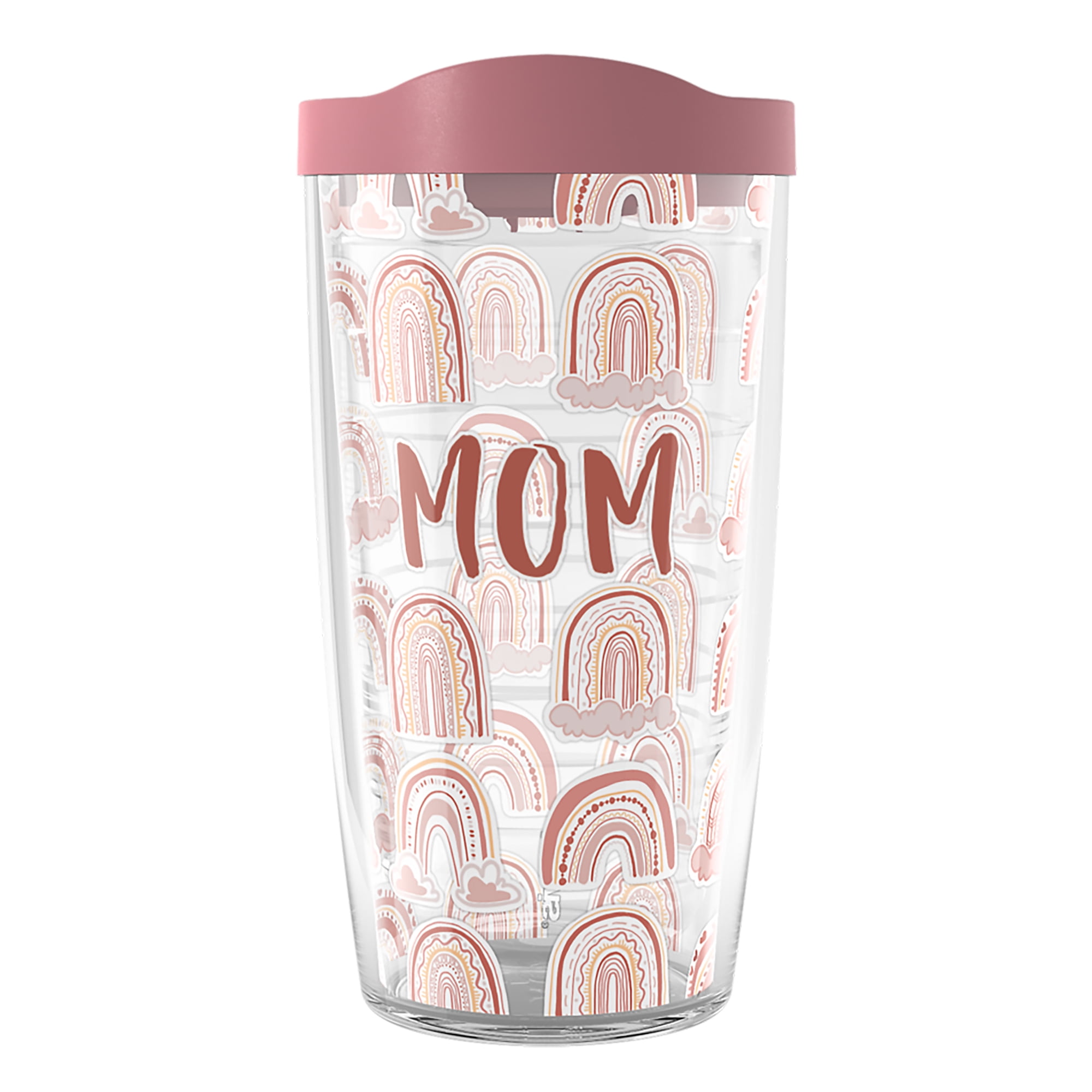 Tervis Boho Mom Rainbow Made in USA Double Walled Insulated Tumbler Travel  Cup Keeps Drinks Cold & Hot, 16oz Mug, Classic 